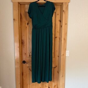 Chic Teal Maxi Dress
